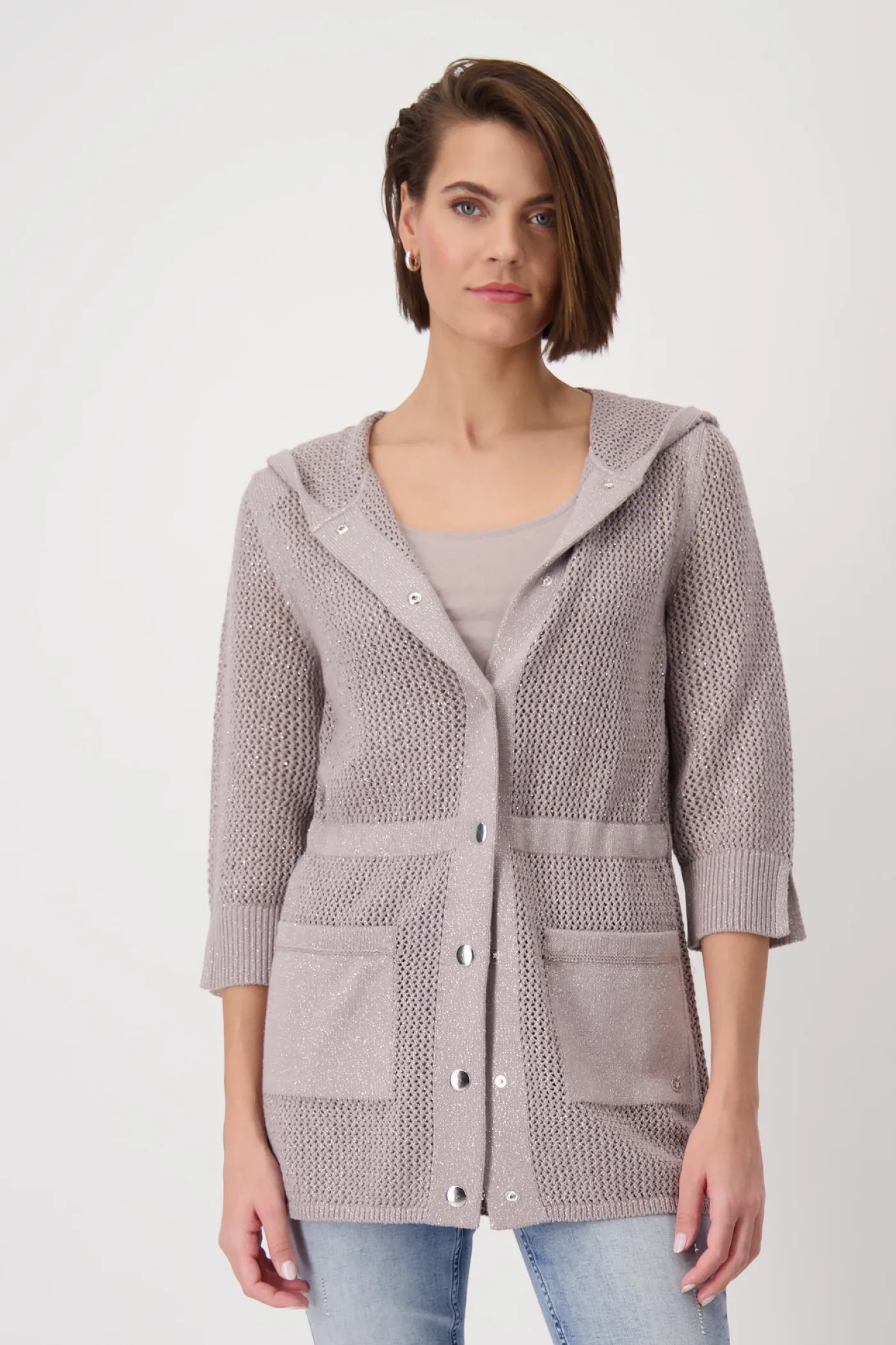Ajour Strickjacke
