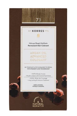 ARGAN OIL Hochentwickelte Haarcoloration Ash Blonde / Aschblond 7.1