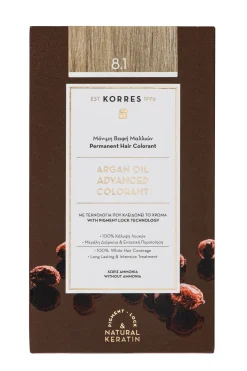 ARGAN OIL Hochentwickelte Haarcoloration Ash Light Blonde / Hellblond Asch 8.1