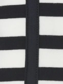 3/4-Arm Ringelshirt Black & White