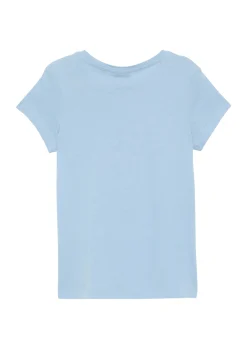 Ausgestelltes T-Shirt aus Baumwolle mit kleinem Print