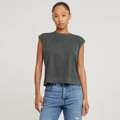 Back Zip Overdyed T-Shirt