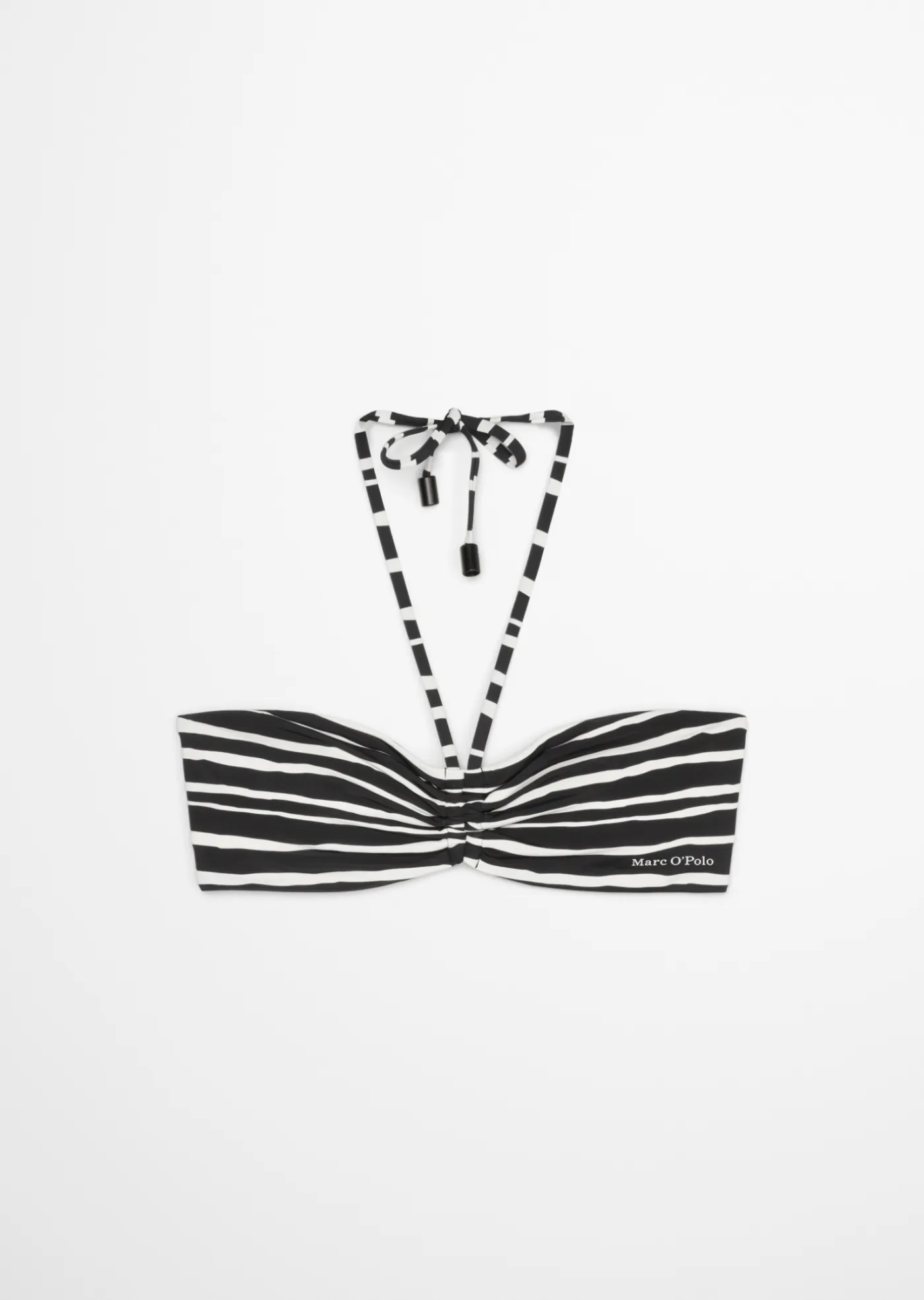 Bandeau-Bikini-Top aus recyceltem Material
