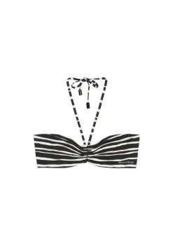 Bandeau-Bikini-Top aus recyceltem Material