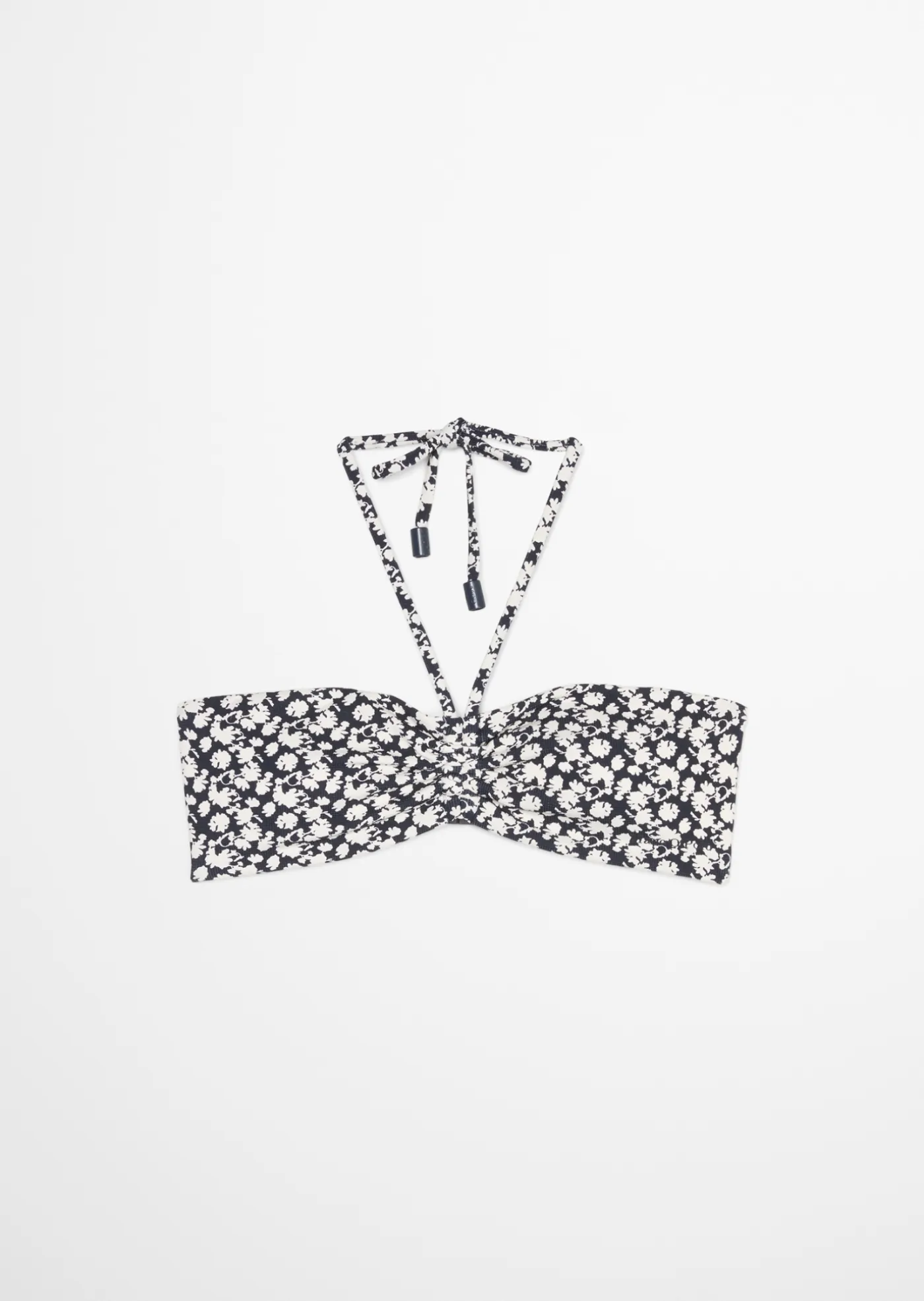 Bandeau-Bikini-Top aus recyceltem Material