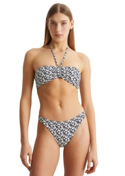 Bandeau-Bikini-Top aus recyceltem Material