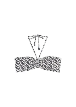 Bandeau-Bikini-Top aus recyceltem Material
