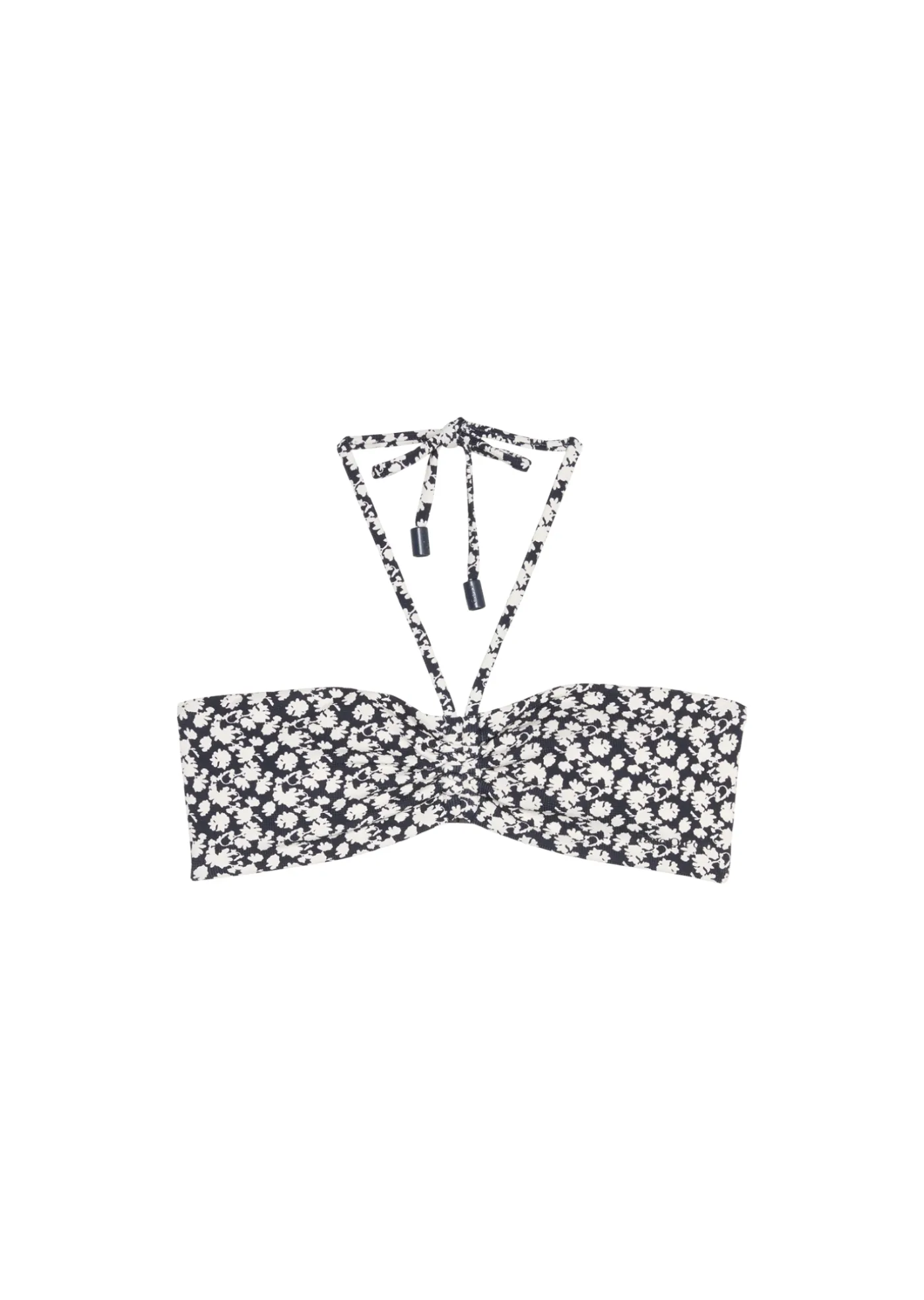 Bandeau-Bikini-Top aus recyceltem Material