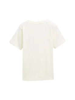 Basic T-Shirt mit Stickerei