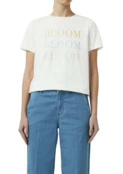 Baumwollmix-T-Shirt mit Artwork