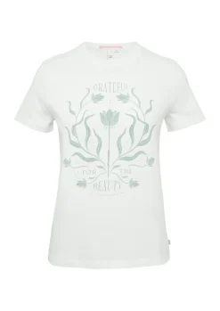 Baumwollshirt mit Frontprint