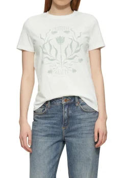 Baumwollshirt mit Frontprint