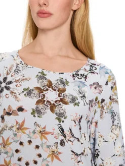 Bedruckte Viskosebluse