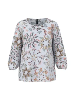 Bedruckte Viskosebluse