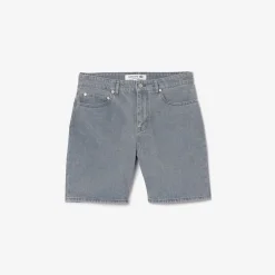Bermudashorts aus Denim mit verwaschenem Effekt