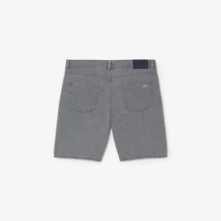 Bermudashorts aus Denim mit verwaschenem Effekt