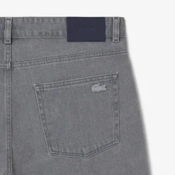 Bermudashorts aus Denim mit verwaschenem Effekt
