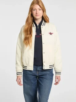 Bestickte College-Jacke