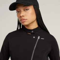 Biker Slim Sweatjacke