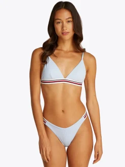Bikinihose mit hohem Bein
