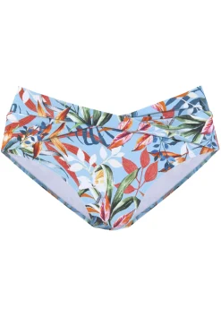 Bikinihose mit Zierfalten
