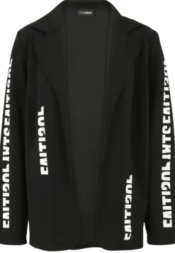 Blazer aus Sweatware mit Motiven