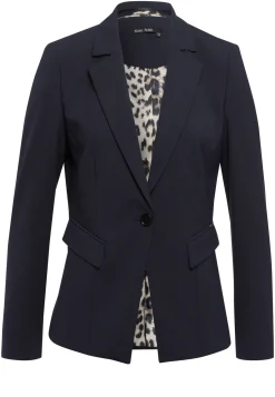 Blazer mit Leomuster innen
