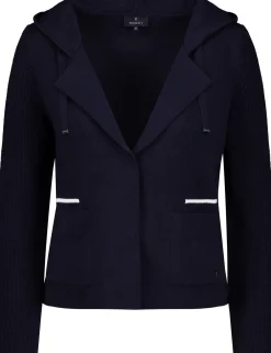 Blazer mit Strickärmeln