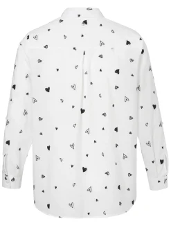 Bluse Hemdkragen