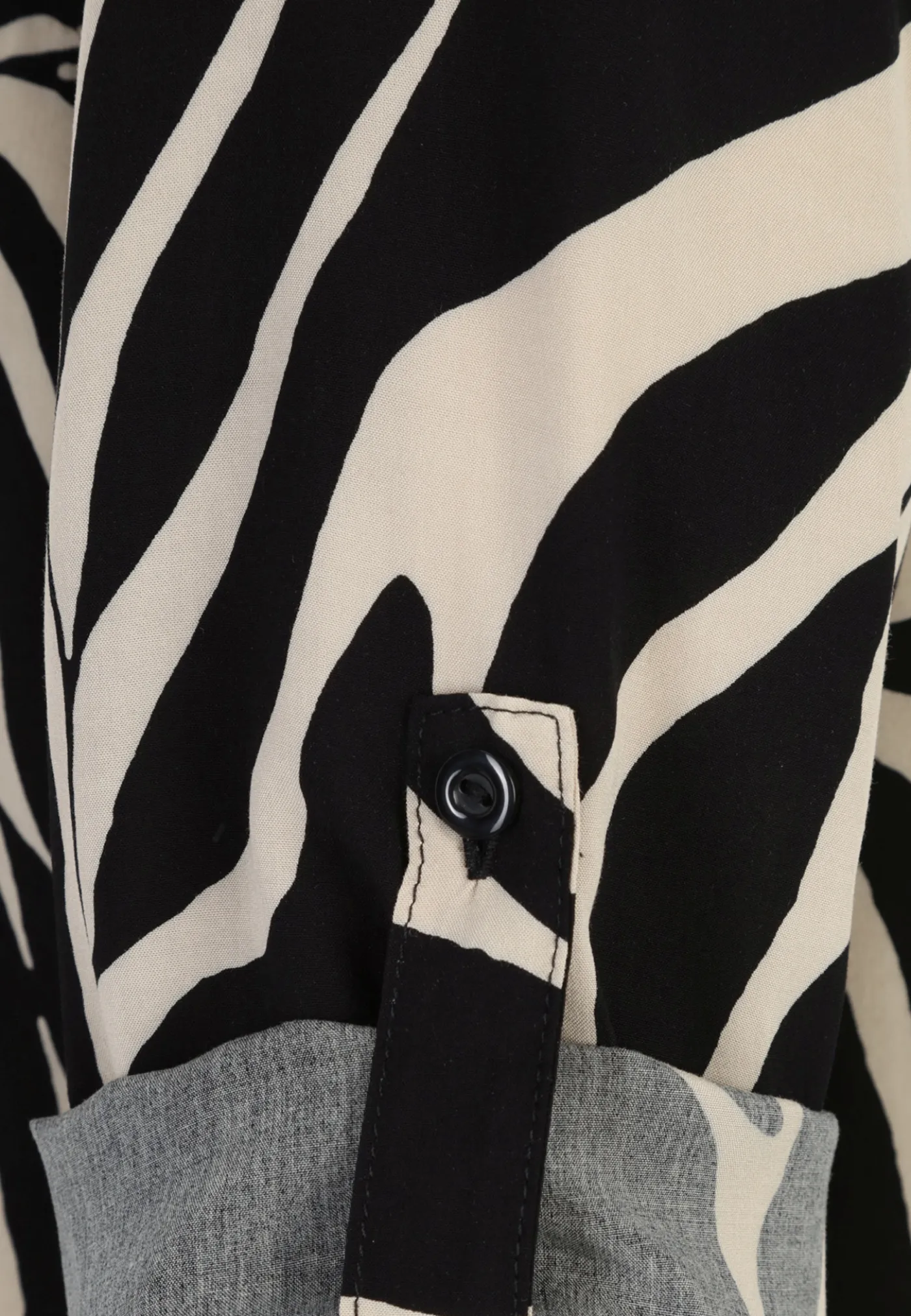 Bluse mit Blätter-Print