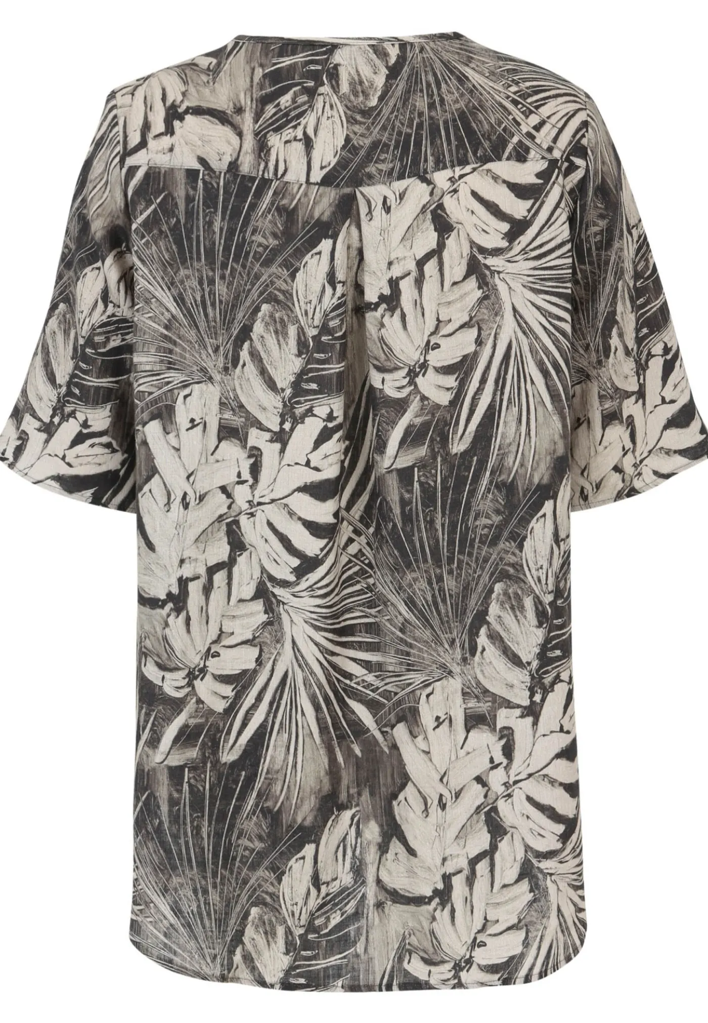Bluse mit Dschungel-Print