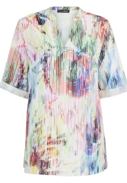Bluse mit Graffiti-Print