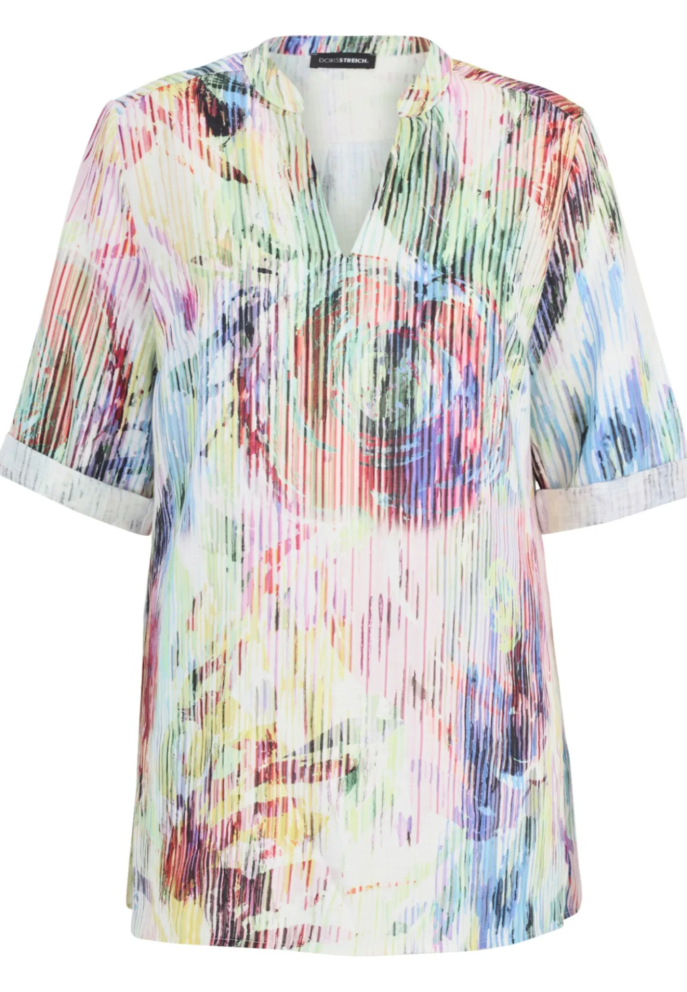 Bluse mit Graffiti-Print