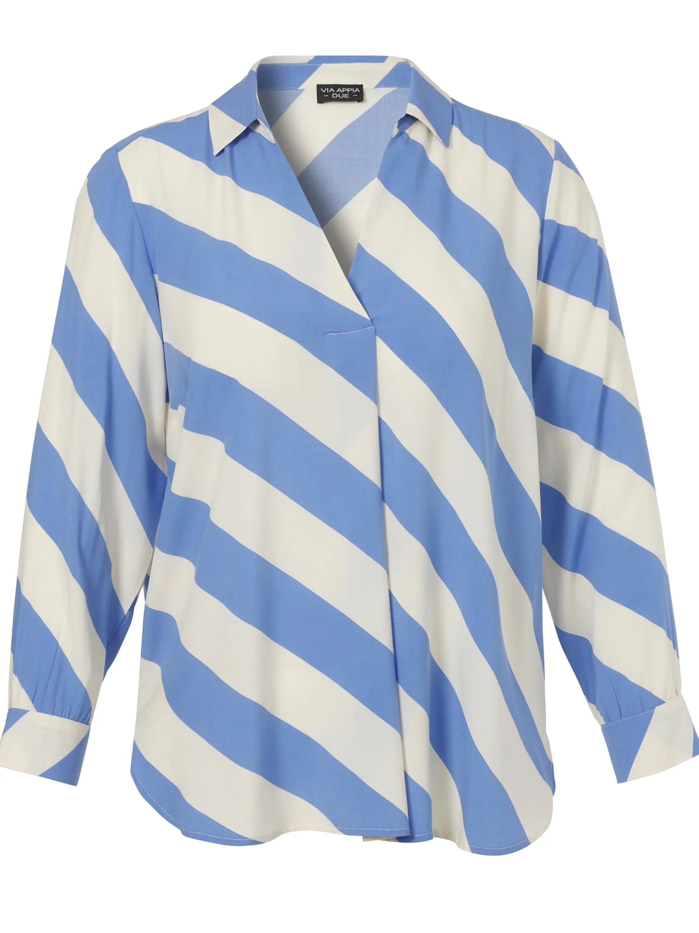 Bluse mit Hemdkragen