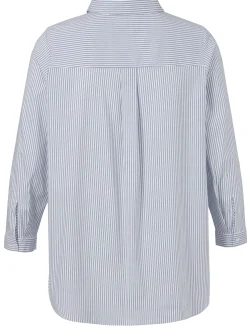 Bluse mit Hemdkragen