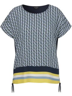 Bluse mit Rundhals