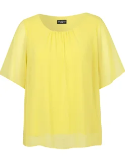 Bluse mit Rundhals