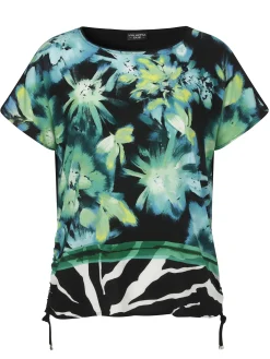 Bluse mit Rundhals