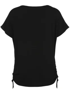 Bluse mit Rundhals