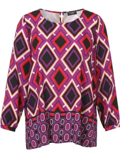 Bluse Rundhals