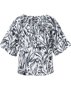 Bluse Rundhals