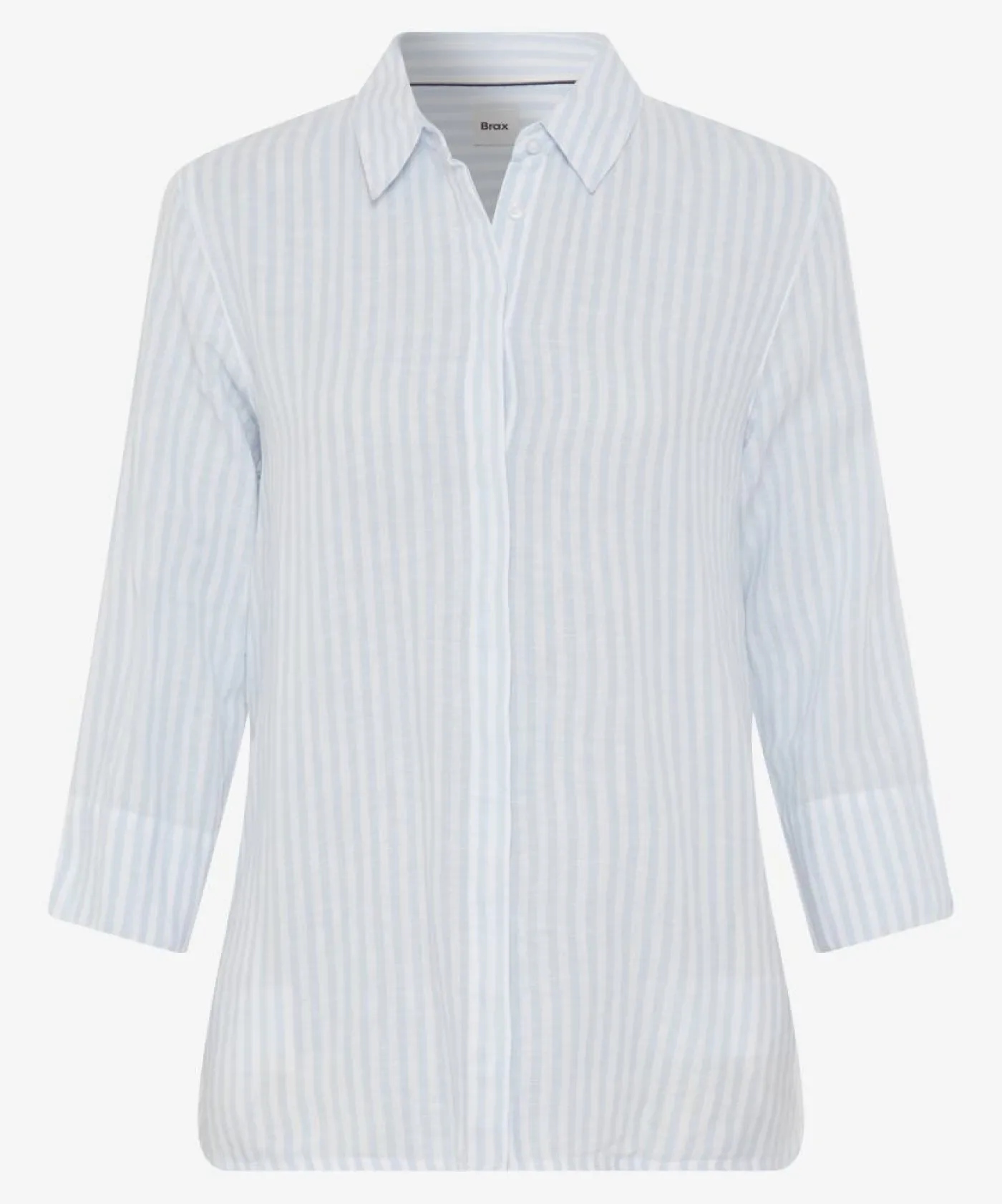 Bluse im Leinen-Baumwoll-Mix