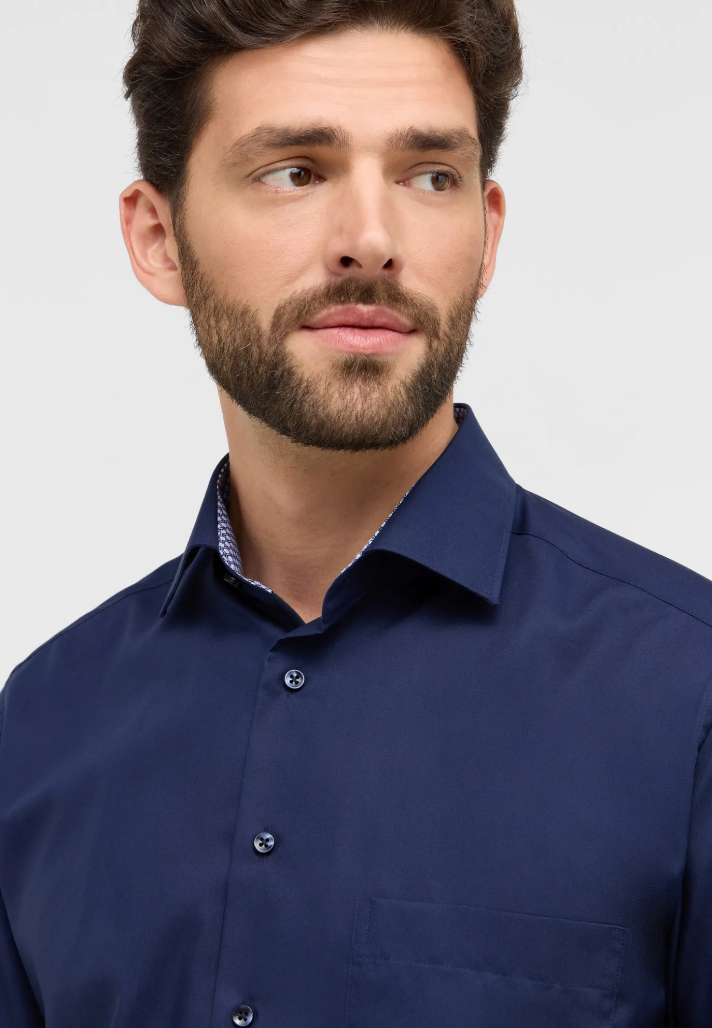 Bluse Leinen 3/4-Arm