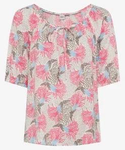 Bluse mit All Over Print