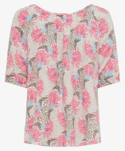 Bluse mit All Over Print