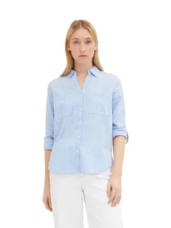Bluse mit Brusttaschen