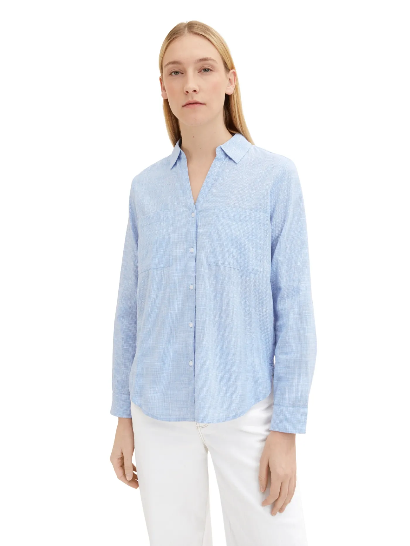 Bluse mit Brusttaschen