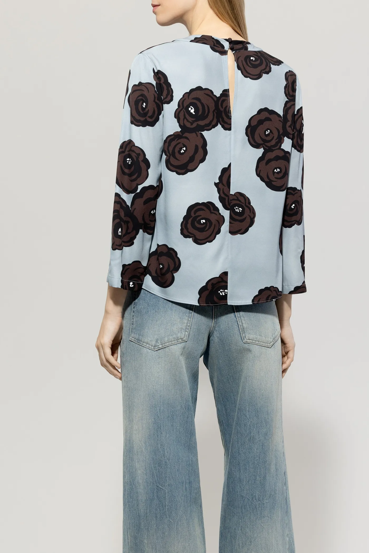 Bluse mit Flower-Print