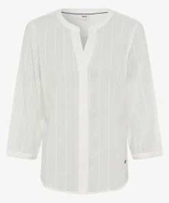 Bluse mit Glitzergarn