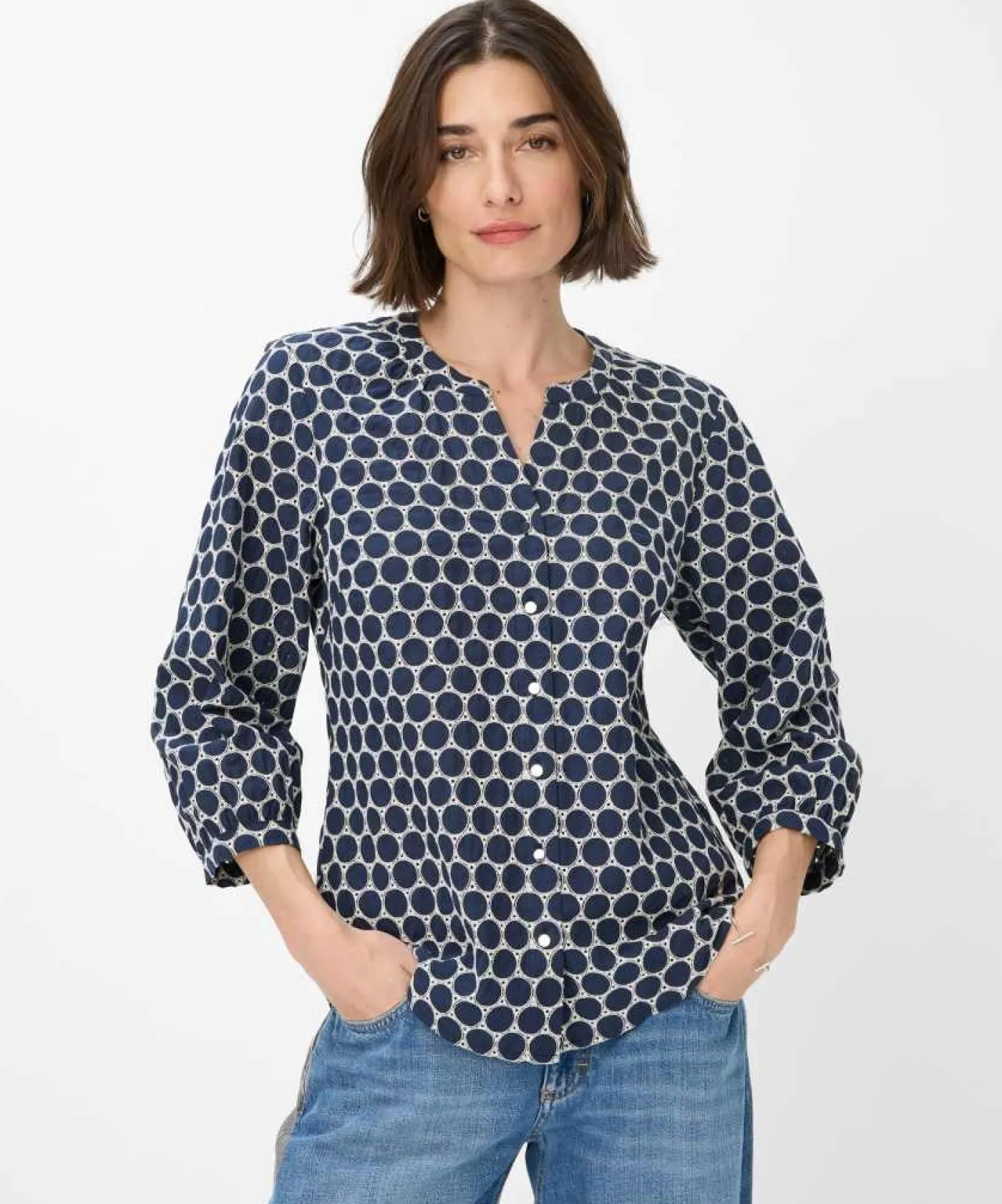 Bluse mit Knopfleiste